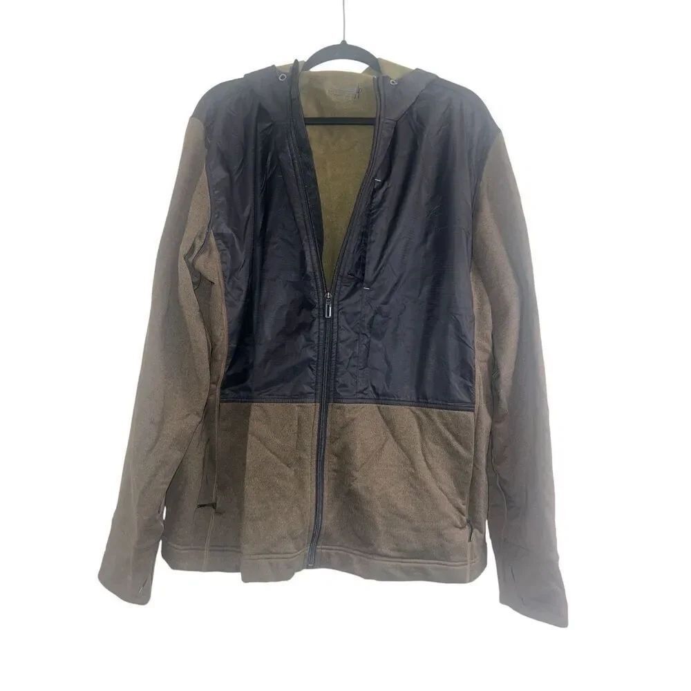 ✨Smartwool Merino Sport Fleece Full Zip Hybrid Military Olive Sz 2X Hoodie✨
